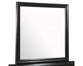 Louis Philip Dresser Mirror in Deep Black