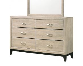 Akerson 6 Drawer Dresser in Drift Wood