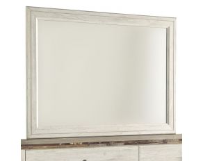 Ashley Furniture Willowton Bedroom Mirror in Whitewash