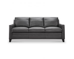 Leather Italia USA Cambria 6287B Fletcher Sofa in 1128A Charcoal