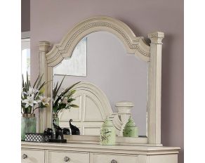 Pamphilos Mirror in Antique White