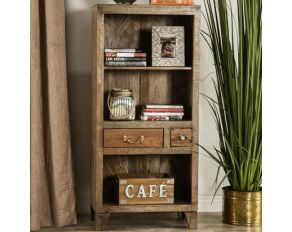 Saffronwald Bookshelf in Multi Brown