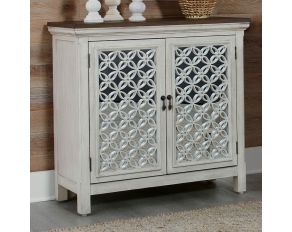 Westridge 2 Door Accent Cabinet in Wire Brushed Gray