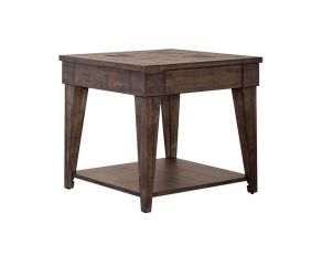 Arrowcreek End Table in Weathered Stone