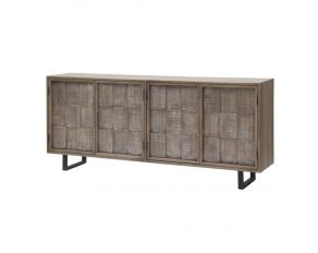 Crossings Casablanca 78 Inch TV Console in Driftwood