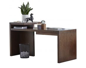 Elevation 66 Inch Writing Desk in Warm Elm