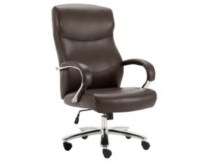 Fabric Heavy Duty Desk Chair in Cabrera Cocoa