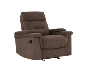 Diesel Manual Glider Recliner in Cobra Brown