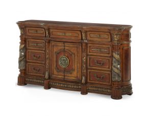 AICO Villa Valencia Dresser in Classic Chestnut