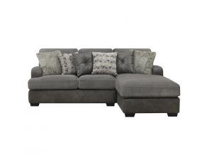 Berlin 2 Piece Sectional in Grey