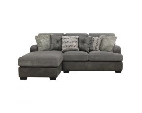 Berlin 2 Piece Sectional Sofa in Grey