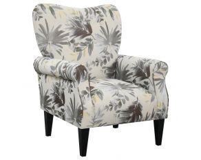 Lydia Accent Chair in Grey Multi