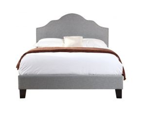 Madison California King Bed in Light Grey