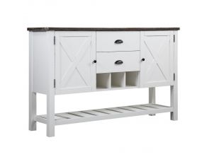 Mountain Retreat Server in Antique White