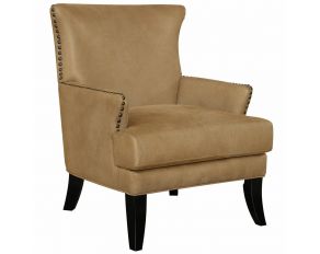 Nola Accent Chair in Light Brown