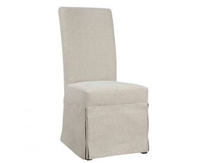 Paladin Parson Dining Chair in White Linen