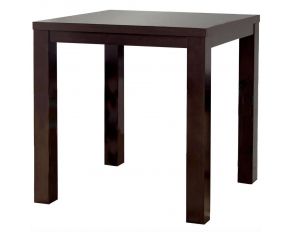 Athena Counter Square Dining Table in Dark Chocolate