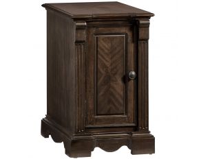 Belhamy Park II Chairside Cabinet in Walnut