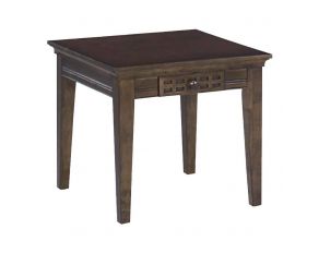 Casual Traditions End Table in Walnut