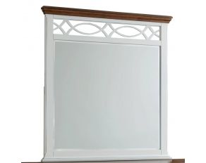 Granada Mirror in Vanilla and Oak