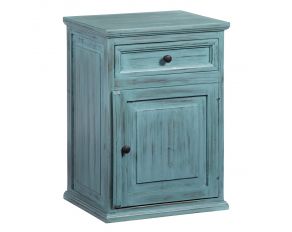 Liza Nightstand in Antique Turquoise