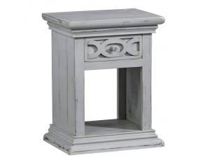 Luna Nightstand in Heather Gray