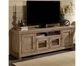 Willow 74 Inch Console in Weathered Gray