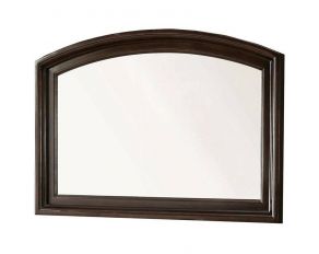 Furniture of America Litchville Mirror in Brown Cherry Finish