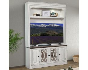 Provence 2 Piece Entertainment Wall in Vintage Alabaster