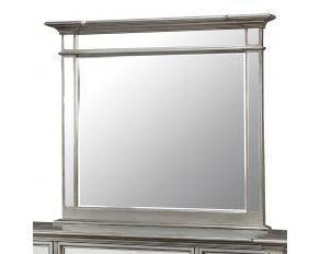 Furniture of America Salamanca Mirror in Silver Finish