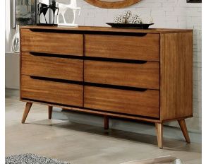 Furniture of America Lennart Dresser in Oak