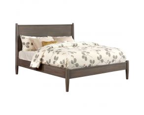Furniture of America Lennart California King Panel Bed in Gray