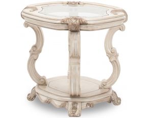 Platine de Royale End Table in Champagne