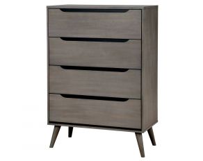Furniture of America Lennart Chest in Gray