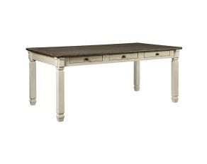 Ashley Furniture Bolanburg Rectangular Dining Room Table in White/Gray