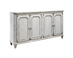 Ashley Furniture Mirimyn Door Accent Cabinet in Antique White