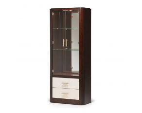 Paris Chic Display Cabinet in Espresso