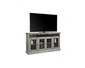 Churchill 73 Inch Highboy Console with 4 Doors in Smokey Grey