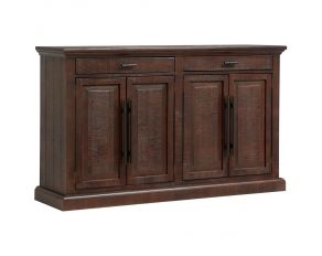 Hermosa 65 Inch Console with 4 Doors in Umber