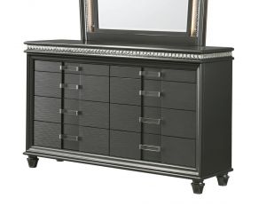 Adira 8 Drawer Dresser in Grey