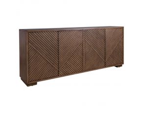 Easton 82 Inch TV Console in Urban Bronze Finish