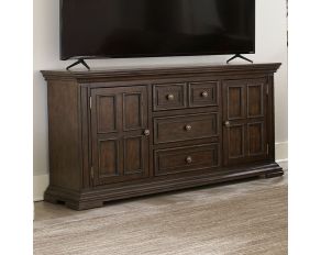 Big Valley 66 Inch TV Console in Brownstone