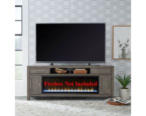 Fireplace TV Consoles 78 Inch Console without Firebox in Dusty Charcoal