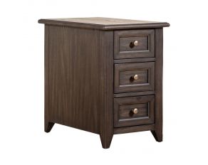 Mill Creek Chairside Table in Peppercorn Finish