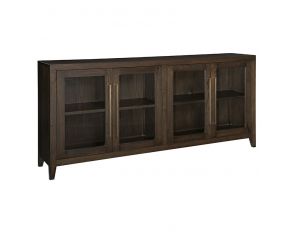 Balintmore 4 Door Accent Cabinet in Dark Brown