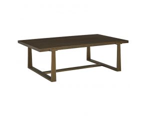 Balintmore Coffee Table in Brown and Gold