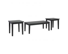 Garvine Set of 3 Rectangular Occasional Table in Two-tone