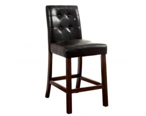 Furniture of America Marstone II Counter Height Chair in Brown Cherry - Set of 2