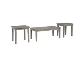 Loratti Set of 3 Occasional Table in Gray