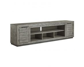 Naydell 92 Inch TV Stand in Gray